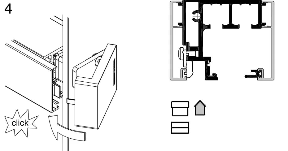 Ô số 4 với vách kính, mục 8.7