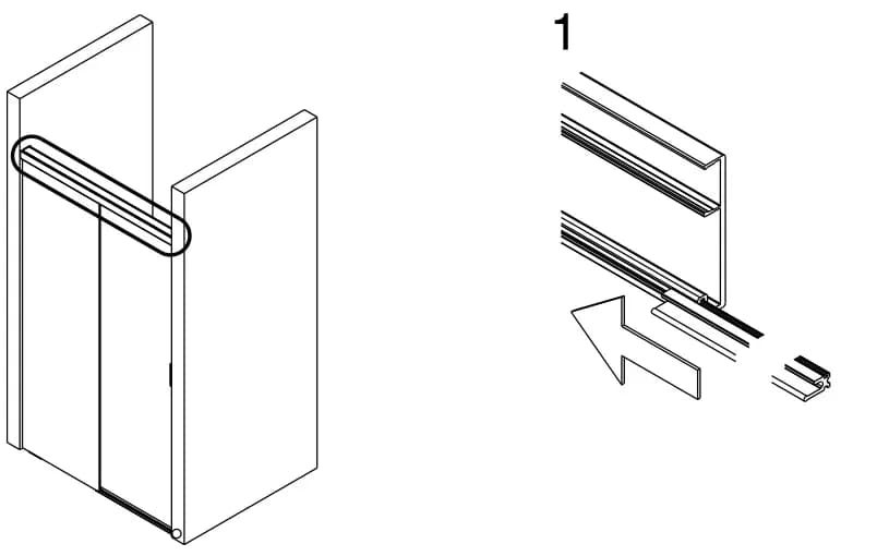 Ô số 1 với tường xây, mục 8.7