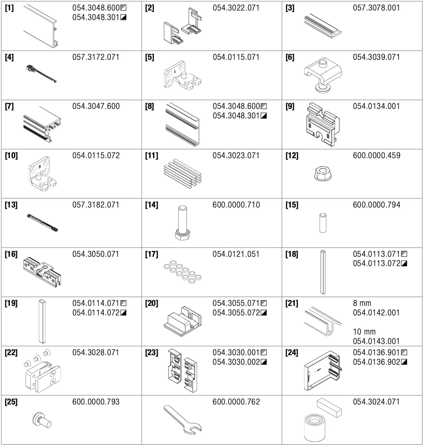 Bảng số vị trí trang 13 tờ 788.2000.312
