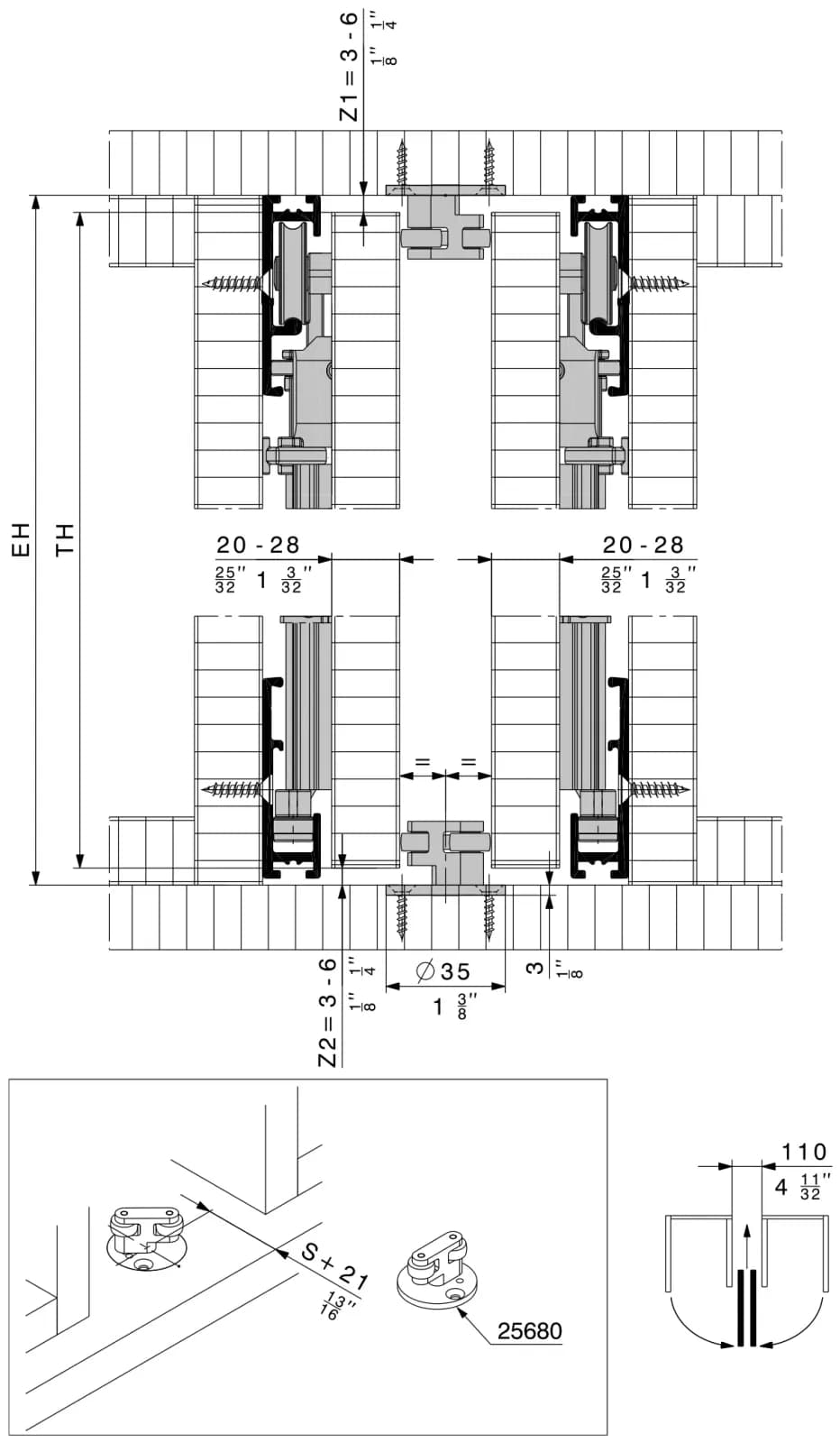 Mục 5.3 tờ 23227: Thiết kế dẫn hướng cho hai cánh