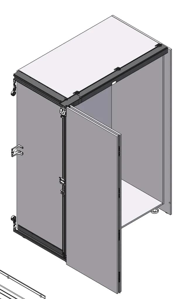 Tủ lắp Folding Concepta III V2 Push, hình đầu cột trái tờ 53424