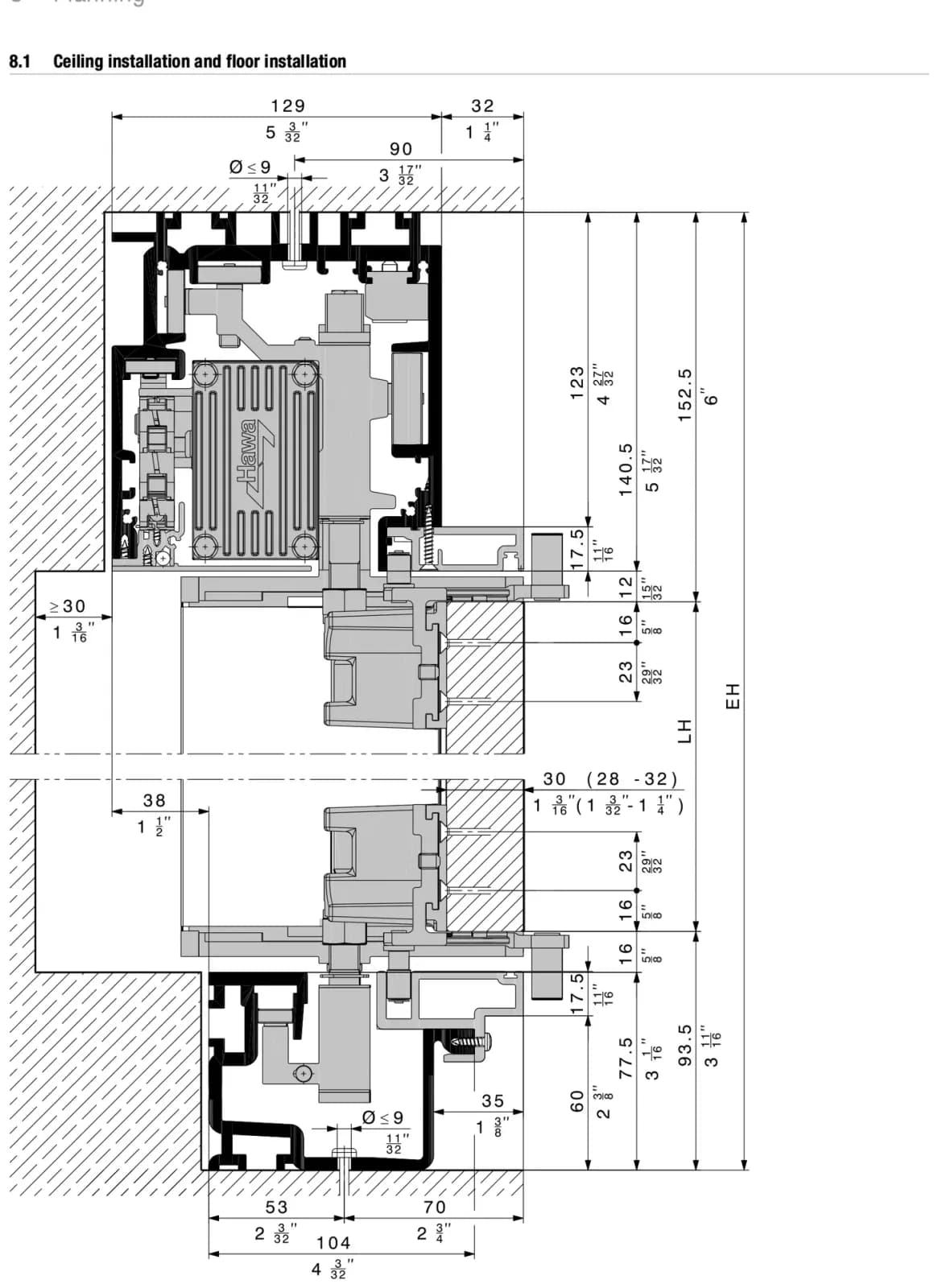 Mục 8.1 lắp trần và lắp sàn, trang 17