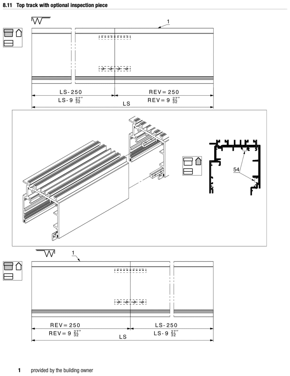 Mục 8.11 ray trên có đoạn kiểm tra tùy chọn, trang 25