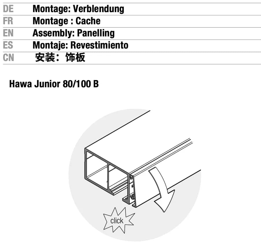 Lắp nẹp che Hawa Junior 80/100 B, tờ 30673 trang 4