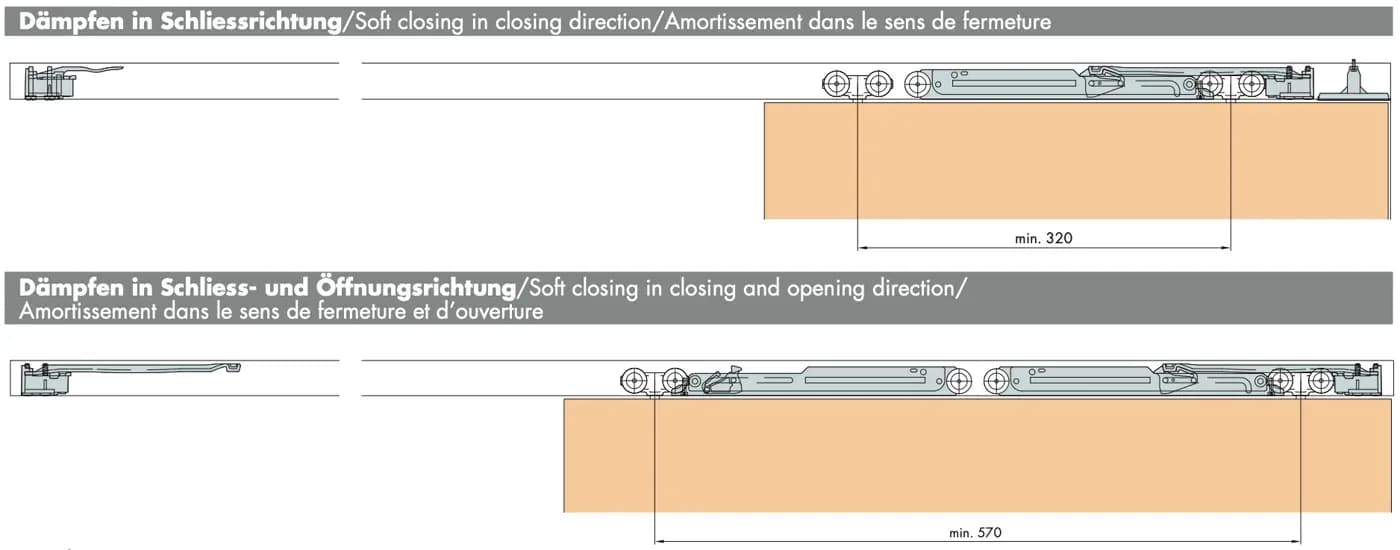 Bố trí đóng êm một chiều và hai chiều, tờ 788.2000.221 trang 1