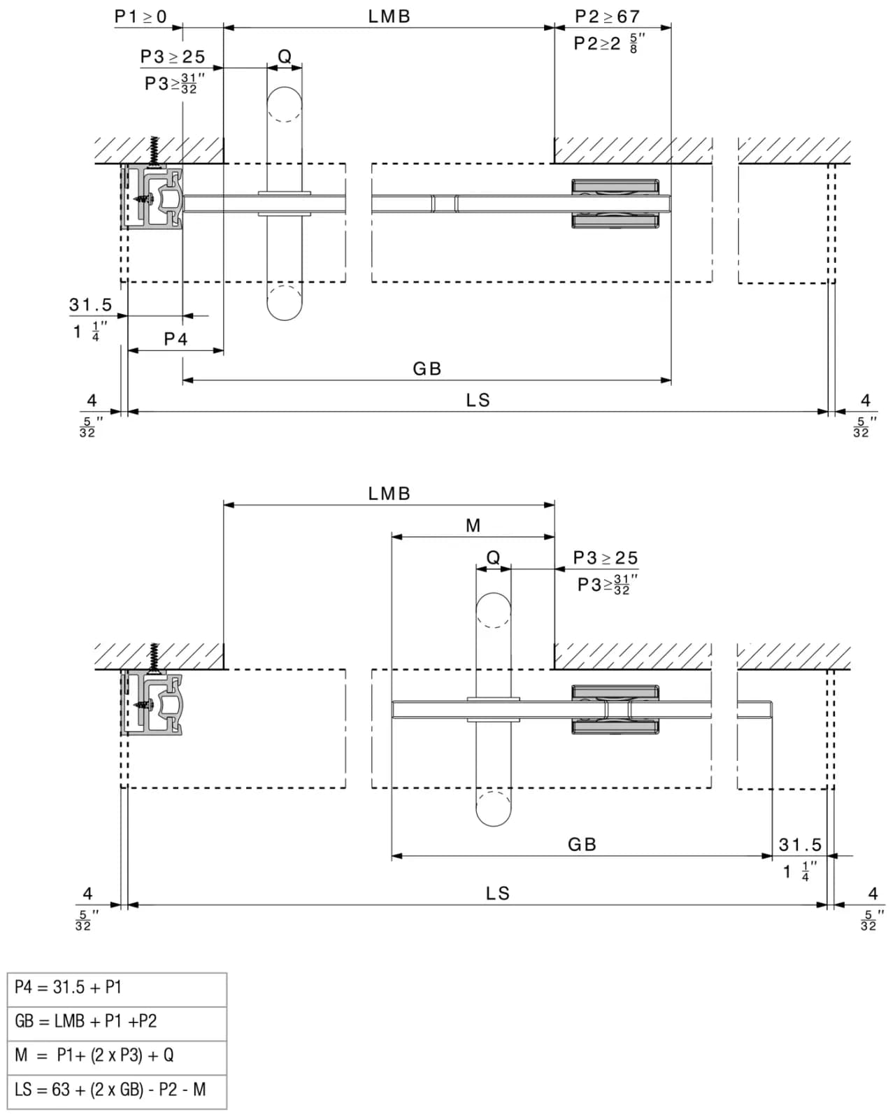 Tính chiều dài ray chạy có thanh tường trang 26 tờ 25557