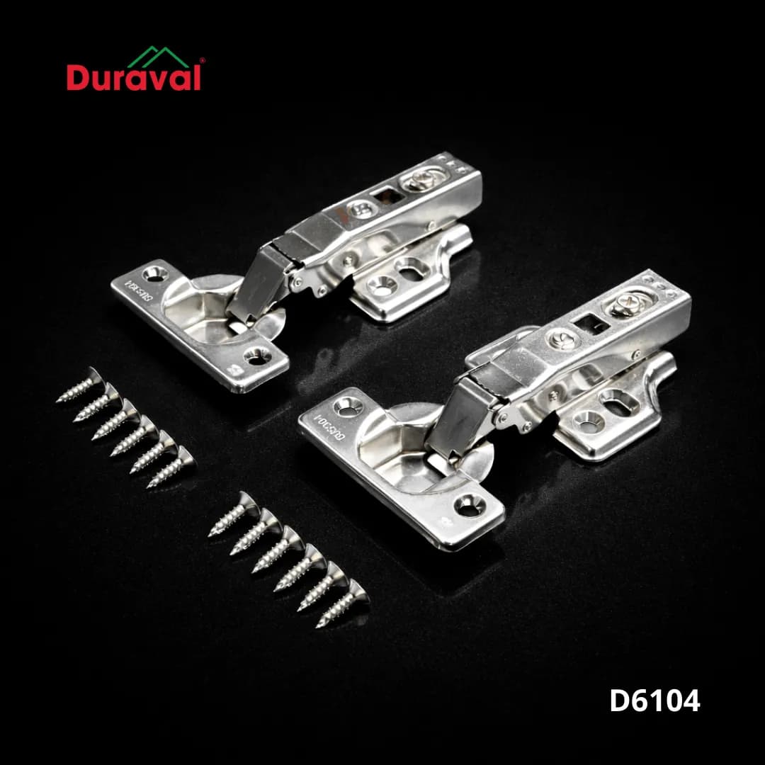 Bản lề giảm chấn Inox 304 Duraval D6104