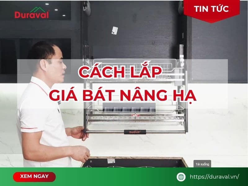 Cách lắp giá bát nâng hạ