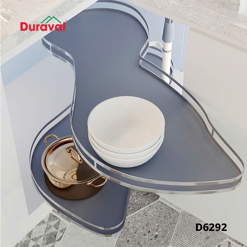 Mâm xoay góc hình lá Duraval D6292