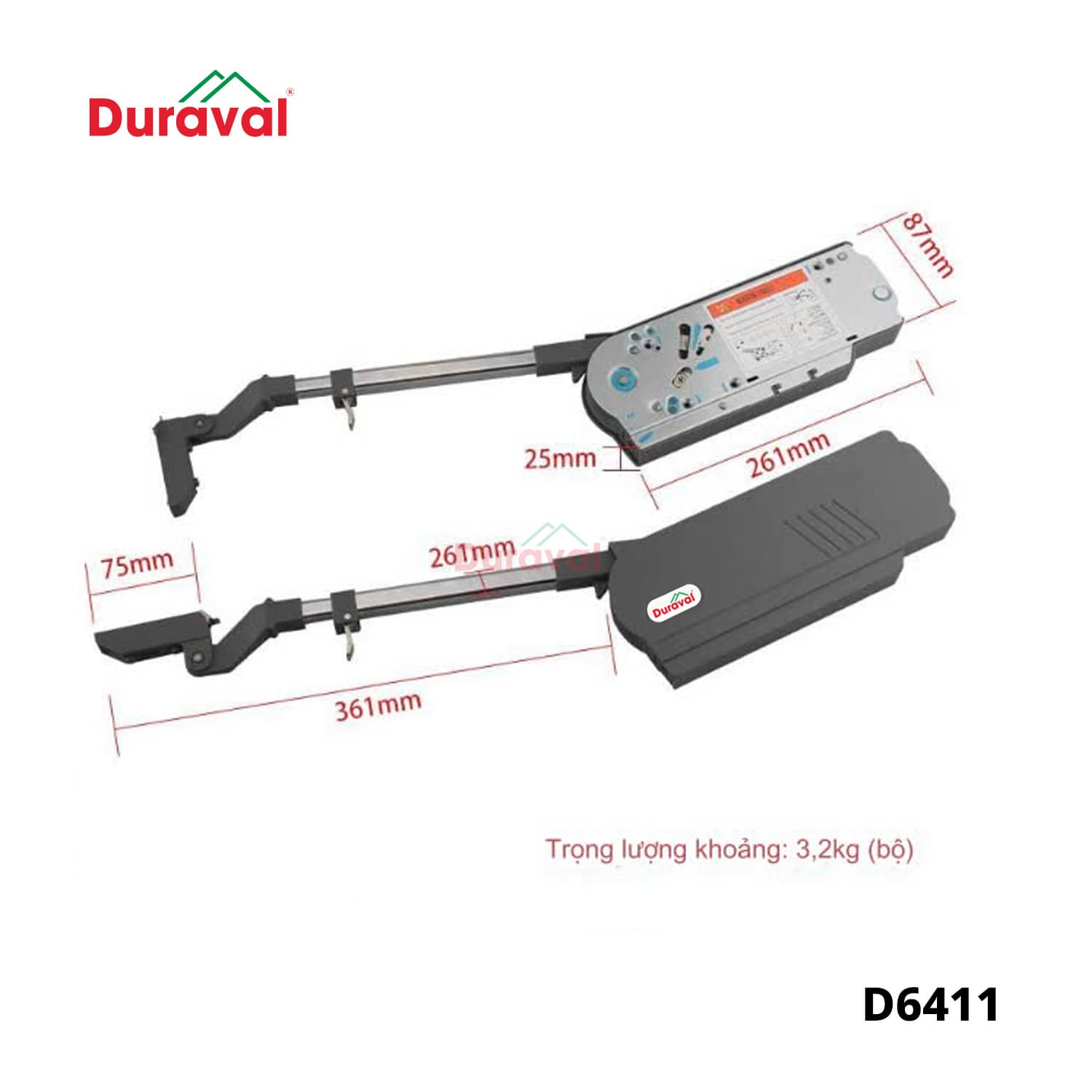 Tay nâng Duraval D6411