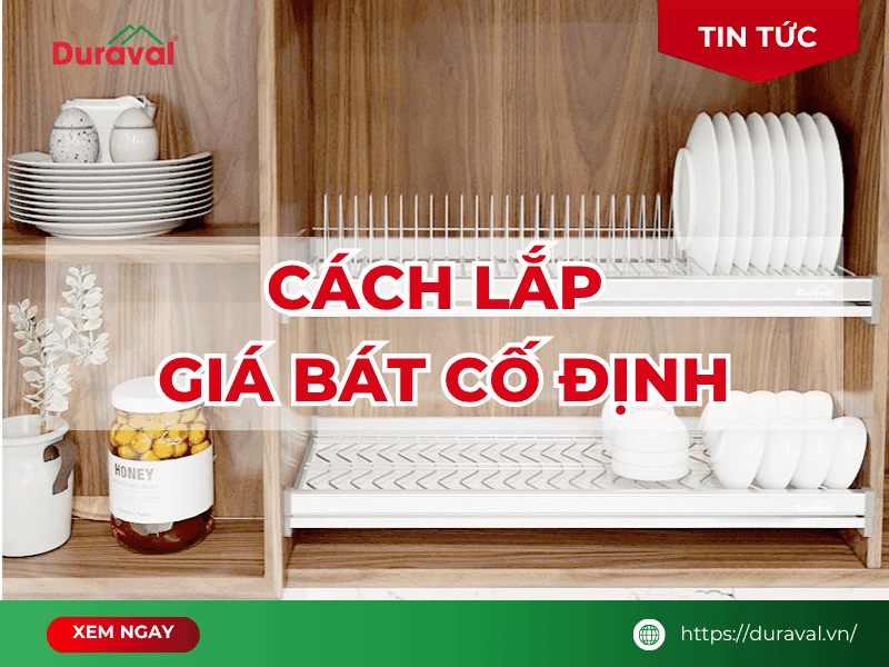 cách lắp giá bát cố định