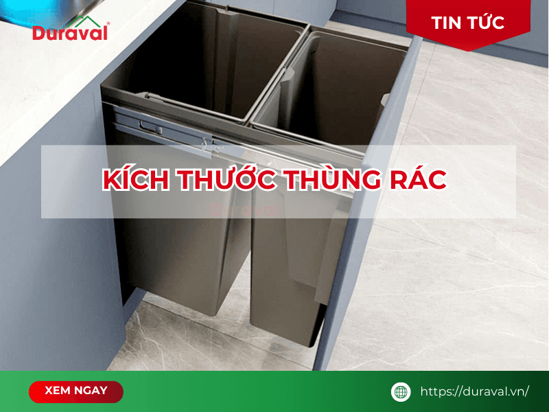 Kích thước thùng rác