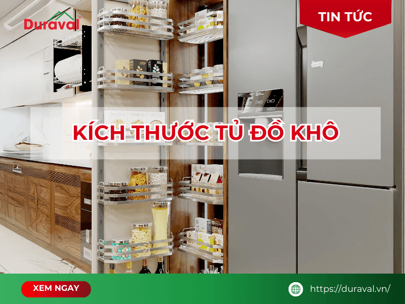 Kích thước tủ đồ khô
