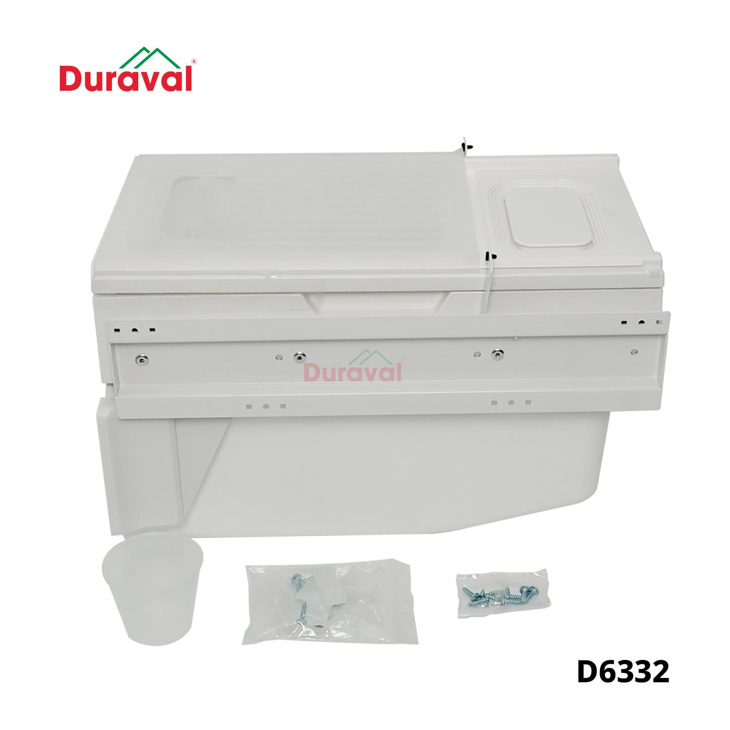 Thùng gạo âm tủ Duraval D6332