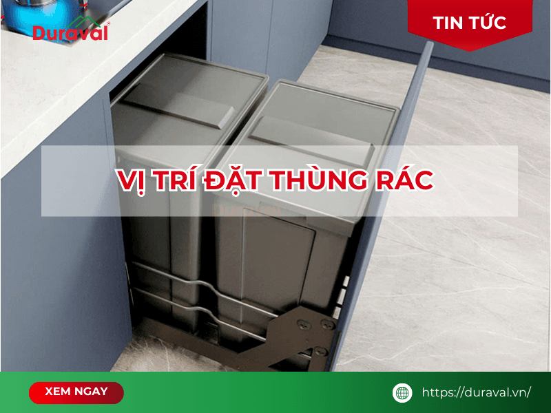 Vị trí đặt thùng rác