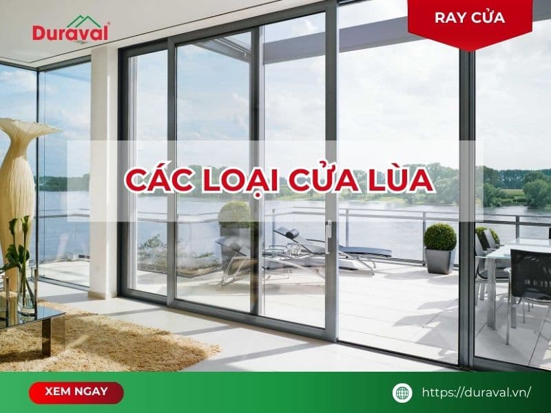 Các loại cửa lùa