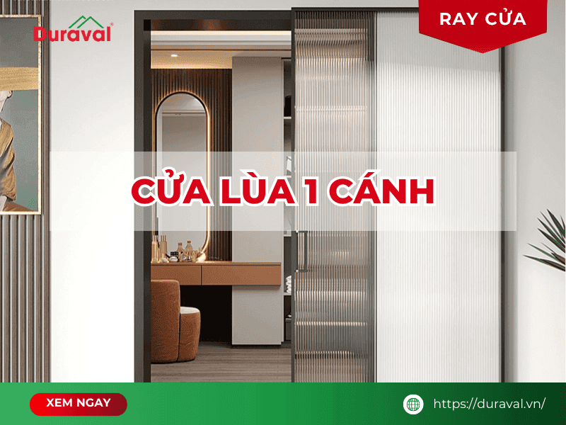 Cửa lùa 1 cánh