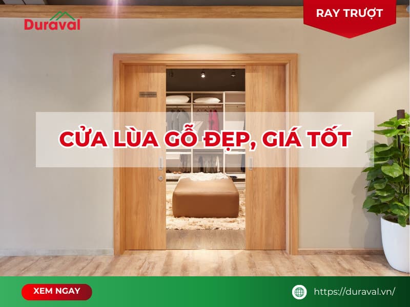 Cửa lùa gỗ