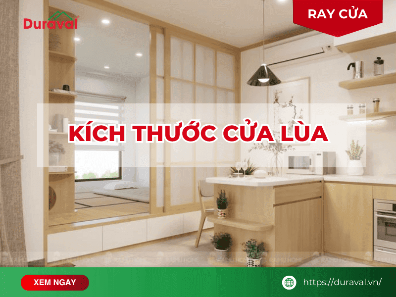 Kích thước cửa lùa