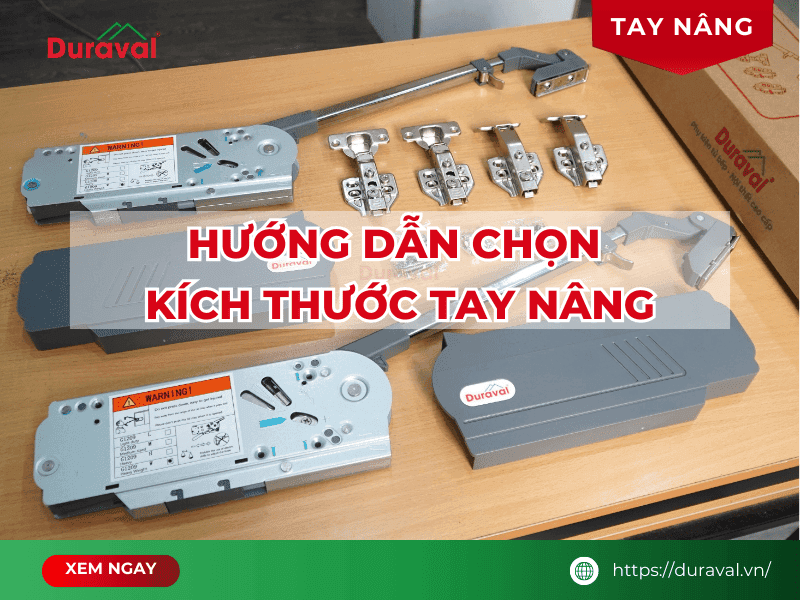 Kích thước tay nâng