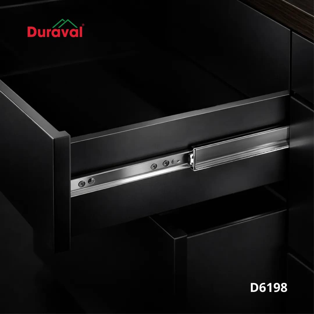 Ray bi 3 tầng nhấn mở Duraval 45mm D6198