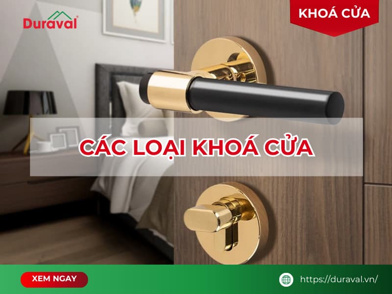 các loại khóa cửa