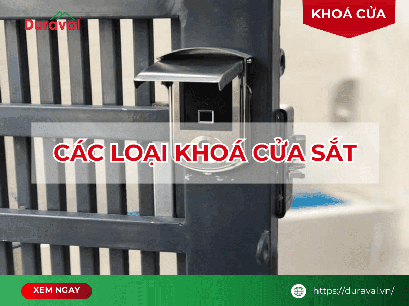 Các loại khoá cửa sắt