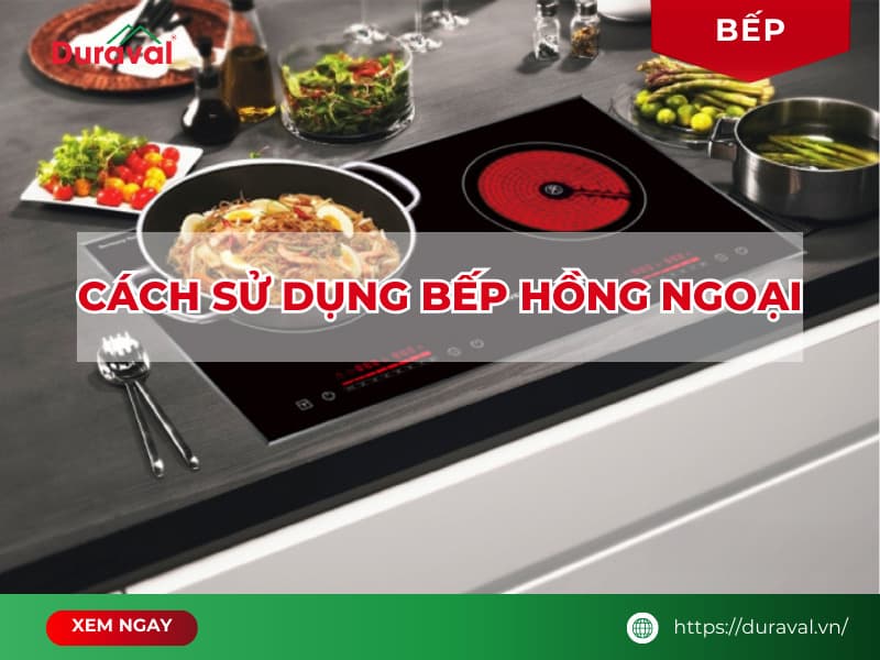 cách sử dụng bếp hồng ngoại