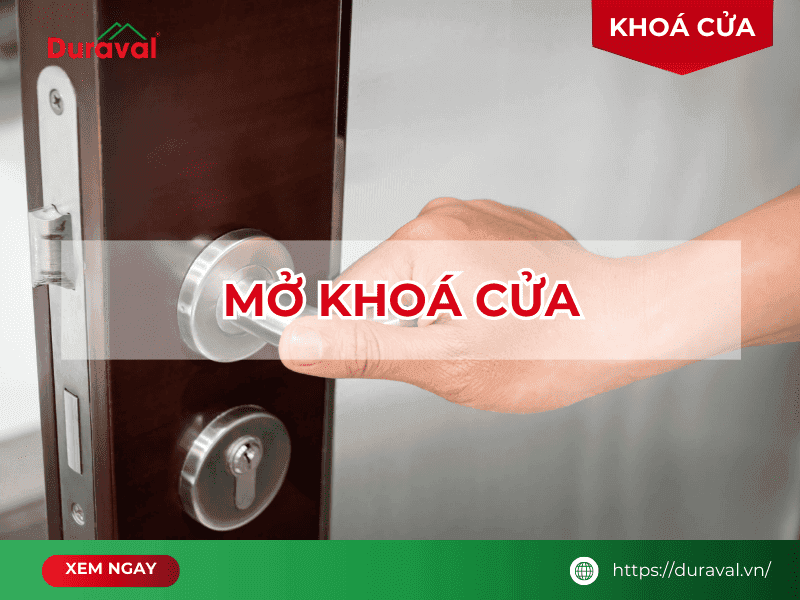 Mở khoá cửa