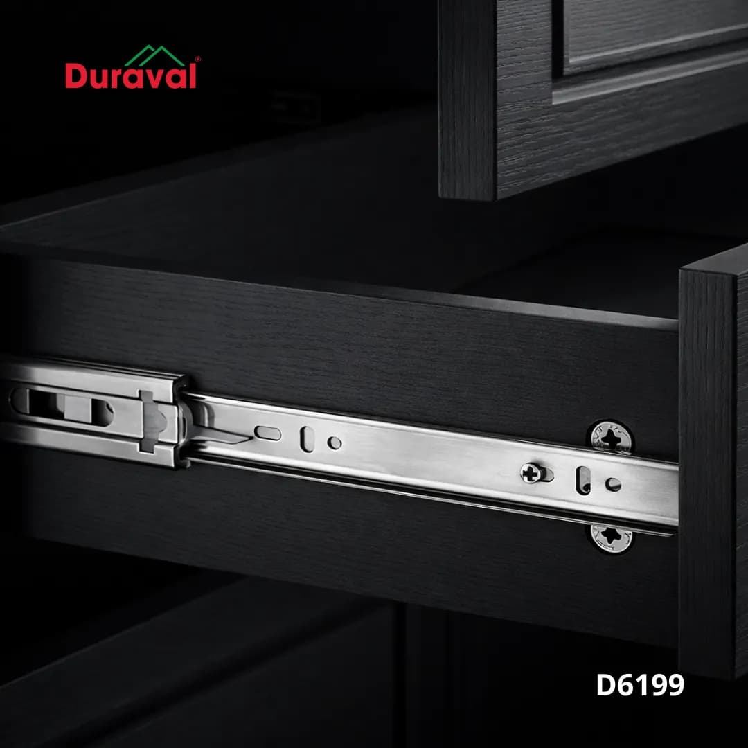 Ray bi 3 tầng giảm chấn 45 mm Duraval D6199