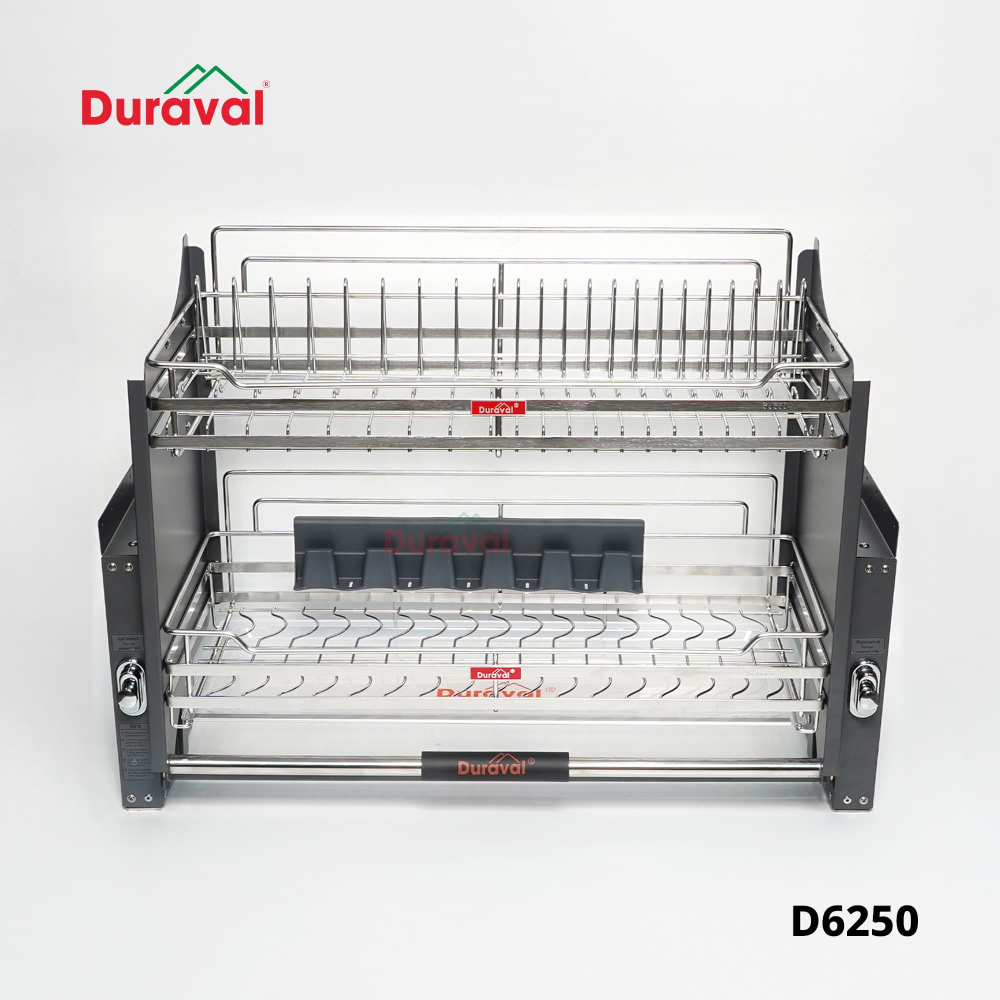 D6250 - Giá bát nâng hạ inox Duraval D6250-1