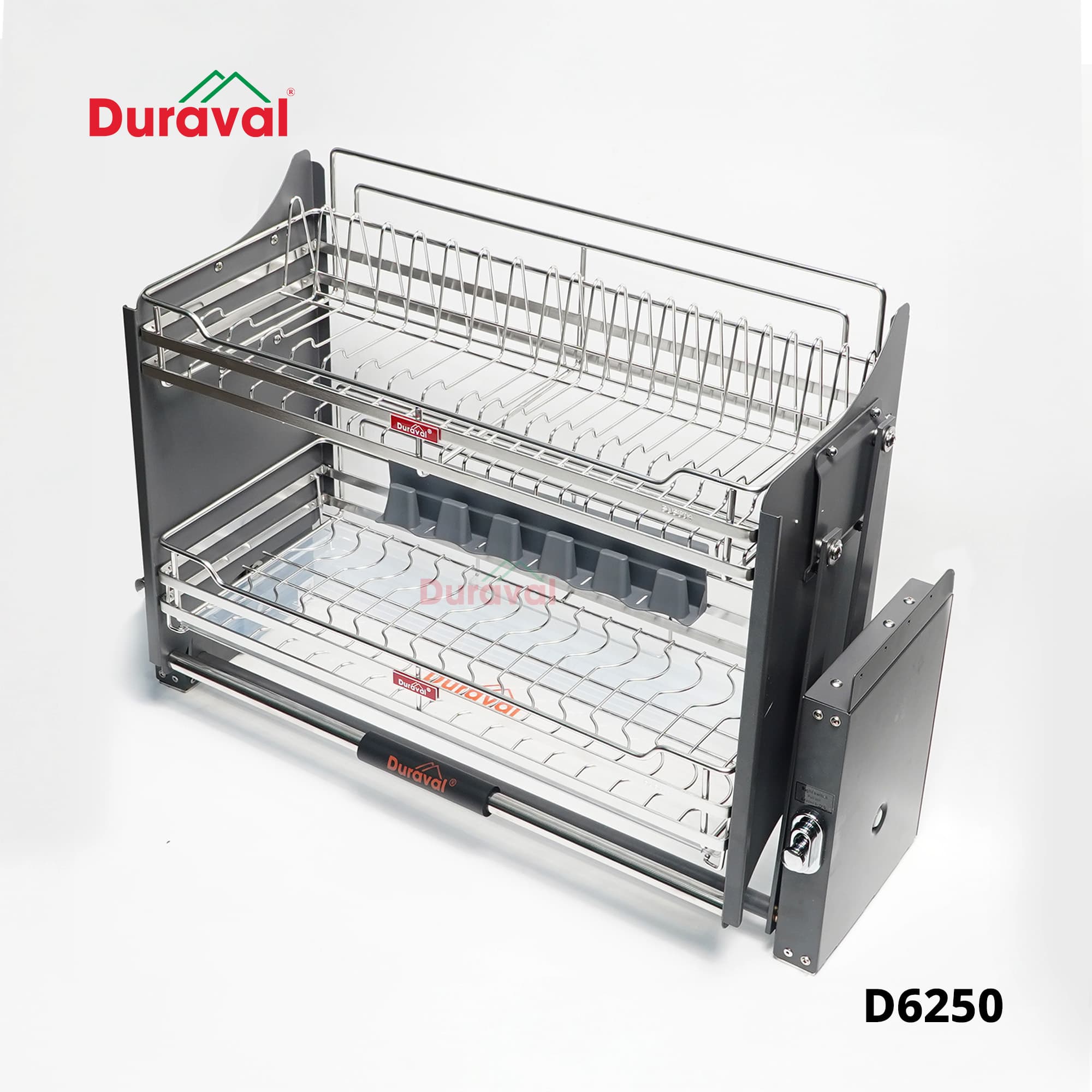 D6250 - Giá bát nâng hạ inox Duraval D6250