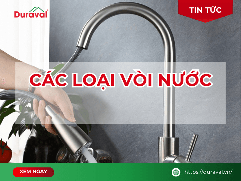 Các loại vòi nước