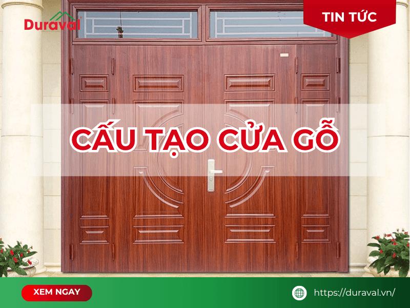 Cấu tạo cửa gỗ
