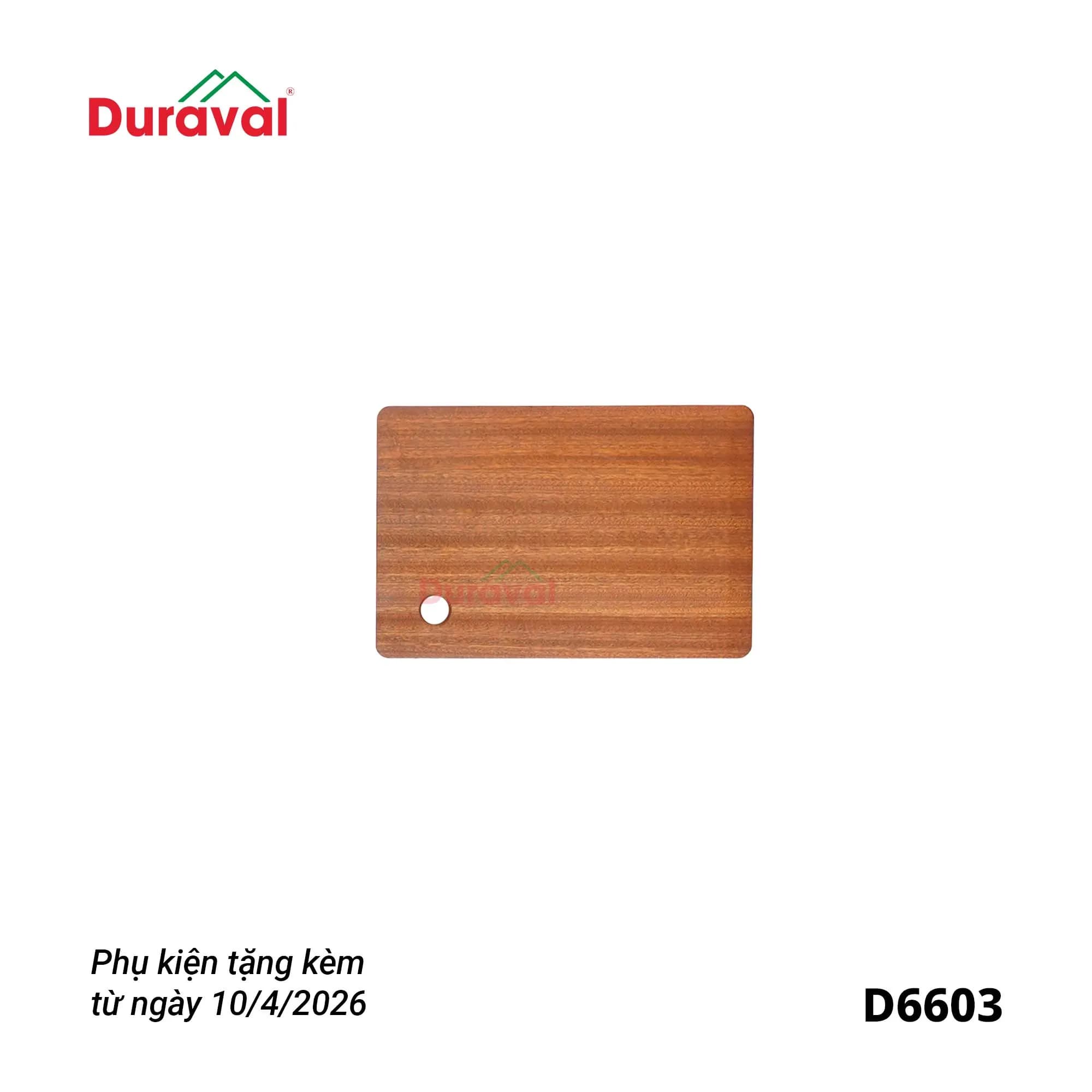 Chậu rửa 1 hố inox 304 Duraval D6603
