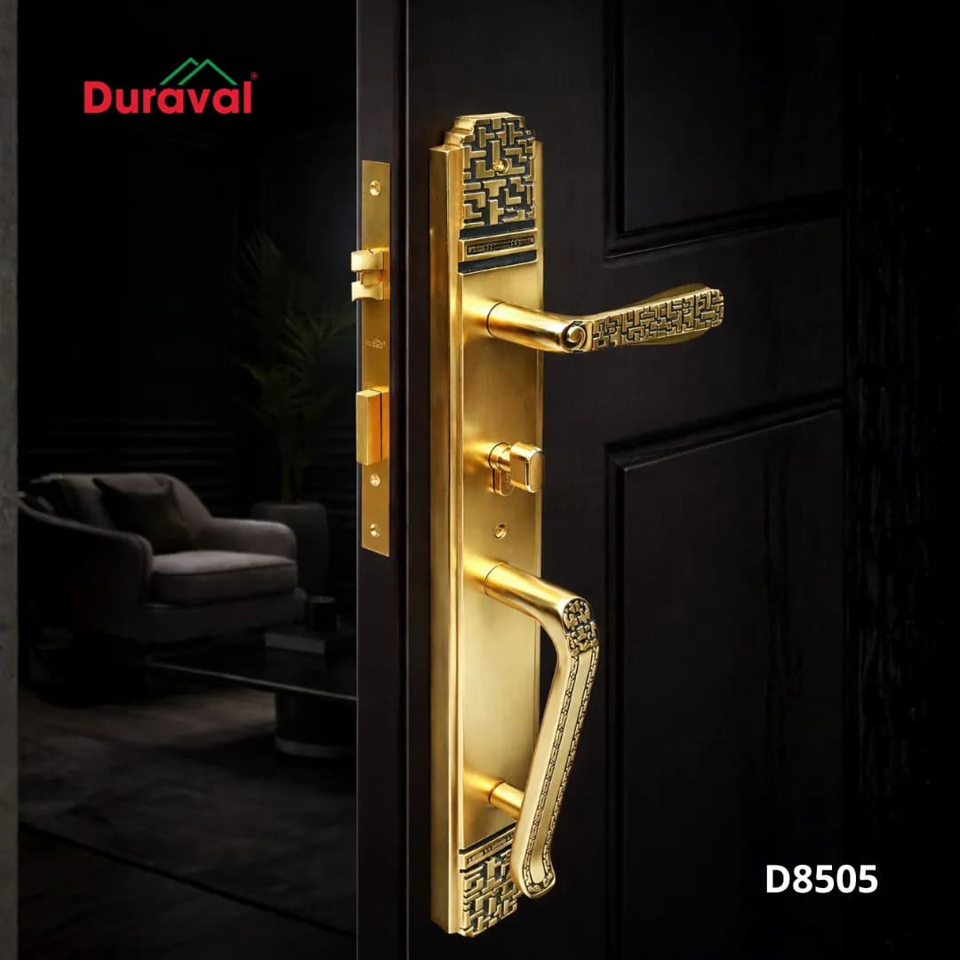 Khoá cửa tay gạt Đồng Duraval D8505