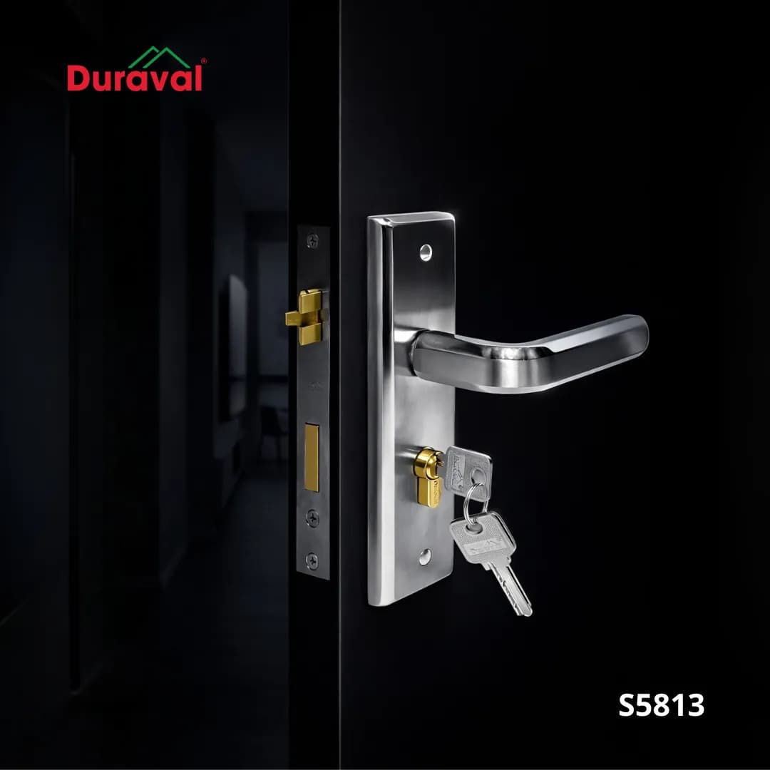 Khóa tay gạt Inox Duraval S5813