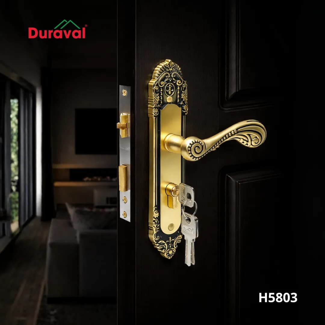 Khóa cửa tay nắm hợp kim Duraval H5803