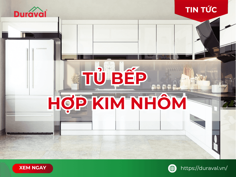 tủ bếp hợp kim nhôm