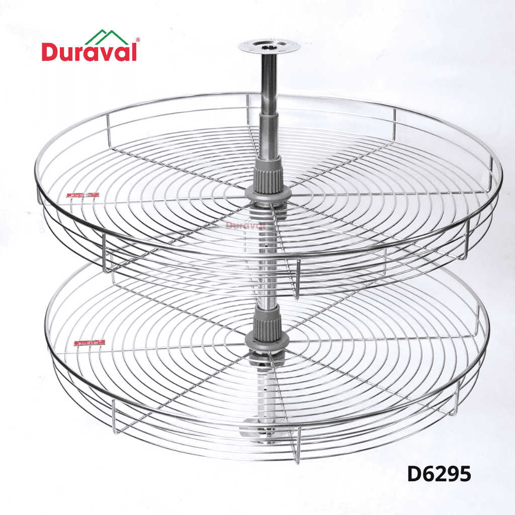 Kệ góc xoay 360 độ inox 304 Duraval D6295