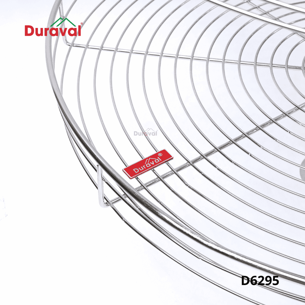 Kệ góc xoay 360 độ inox 304 Duraval D6295