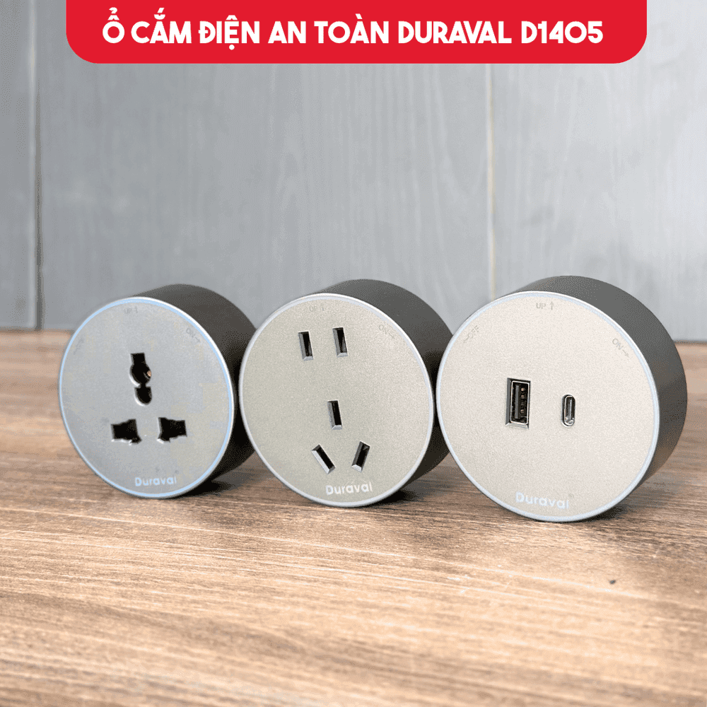 Ổ cắm điện an toàn Duraval D1405