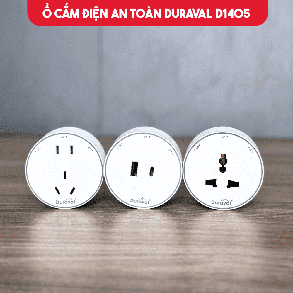 Ổ cắm điện an toàn Duraval D1405