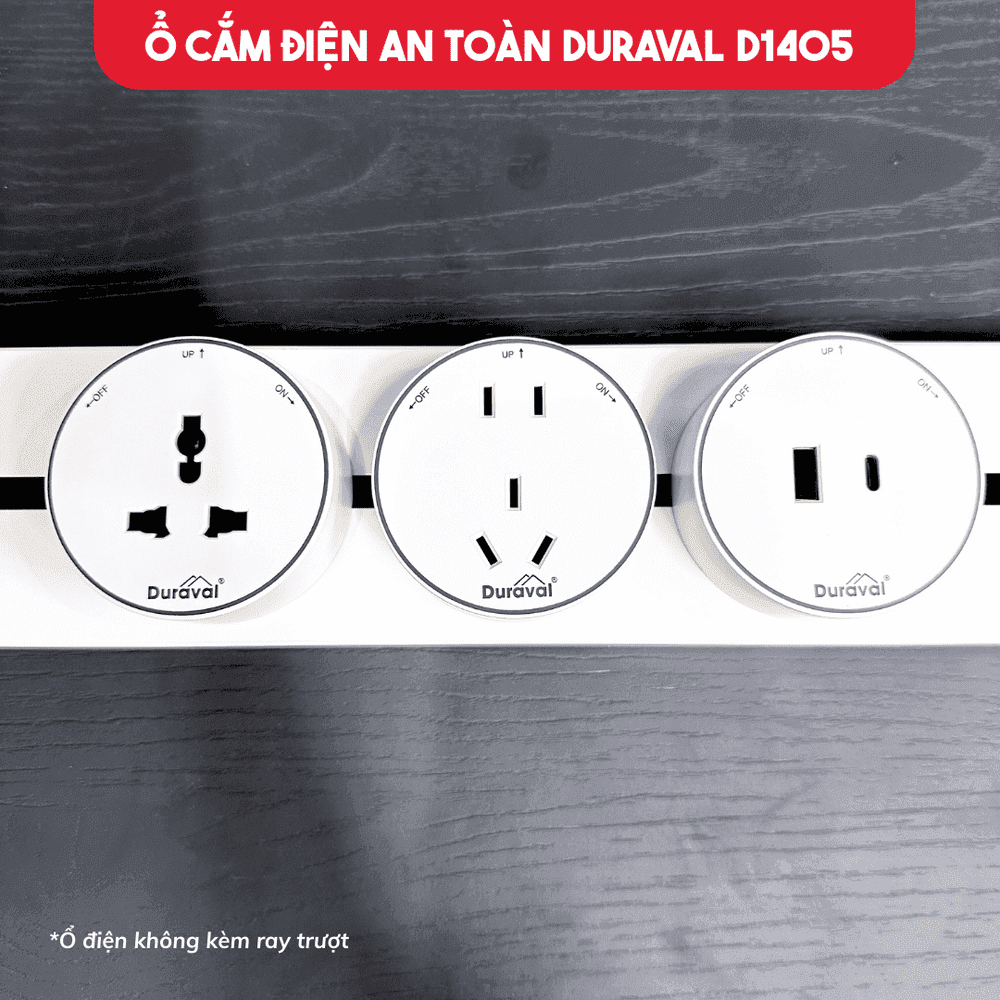 Ổ cắm điện an toàn Duraval D1405