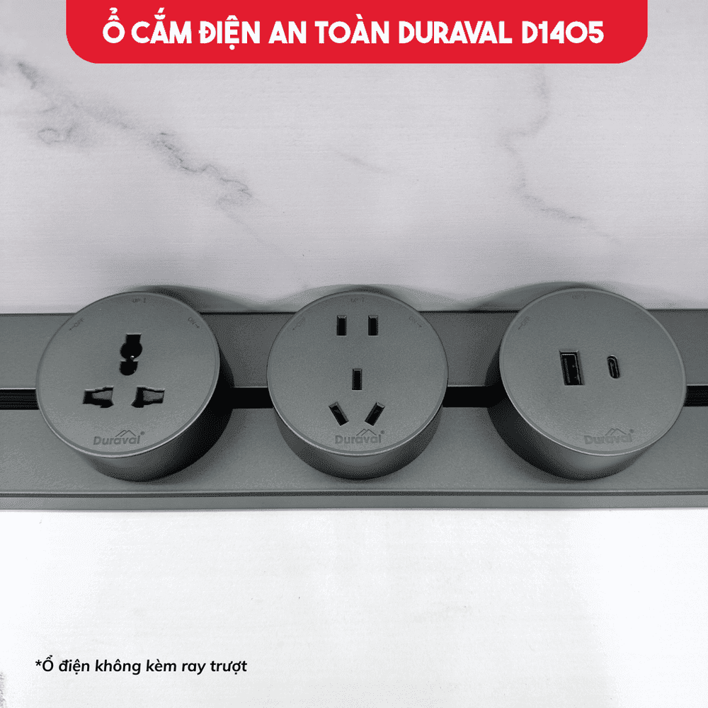 Ổ cắm điện an toàn Duraval D1405