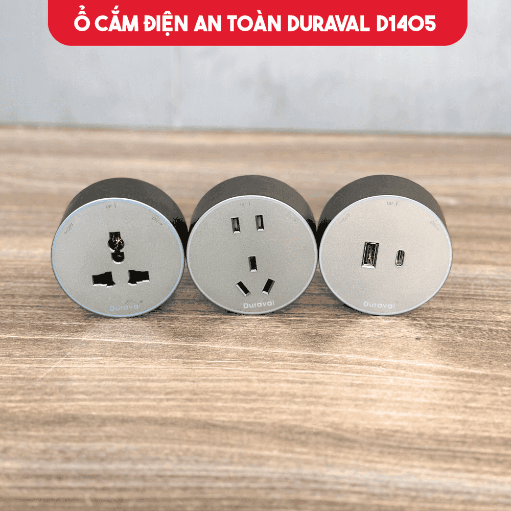Ổ cắm điện an toàn Duraval D1405