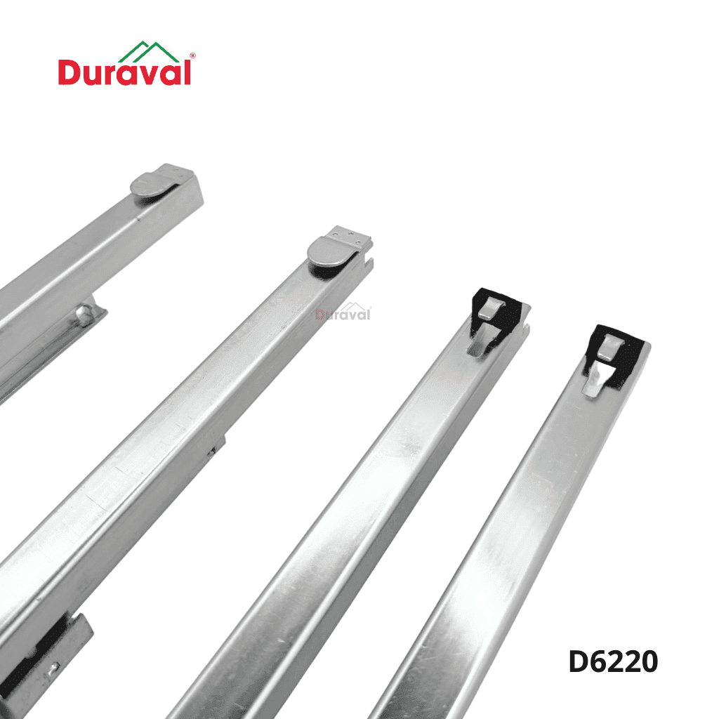 Ray ngăn kéo âm giảm chấn Duraval chống rỉ