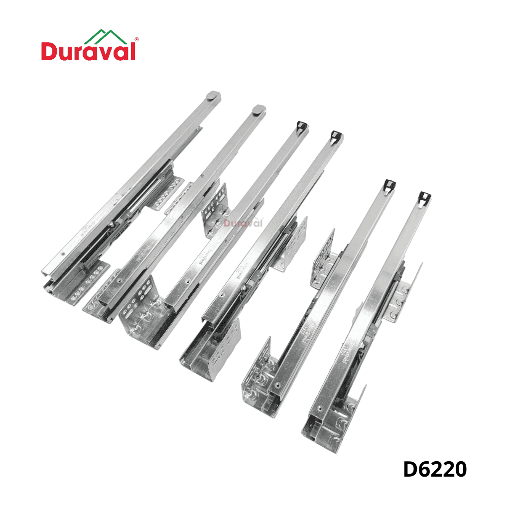 Ray ngăn kéo âm giảm chấn Duraval chống rỉ