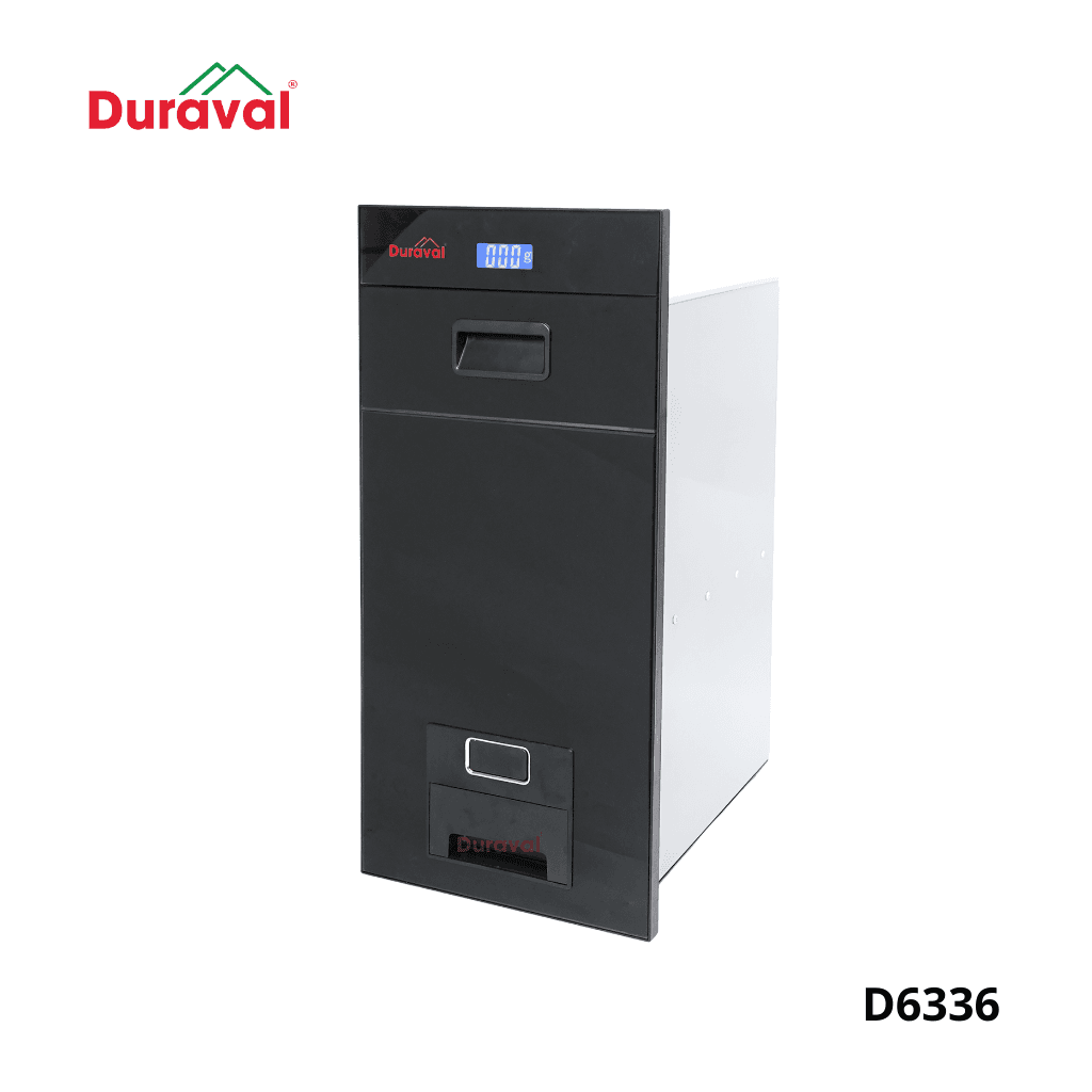 Thùng gạo mặt kính điện tử Duraval D6336