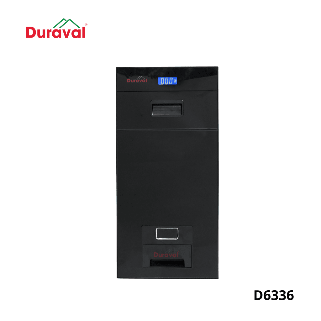 Thùng gạo mặt kính điện tử Duraval D6336